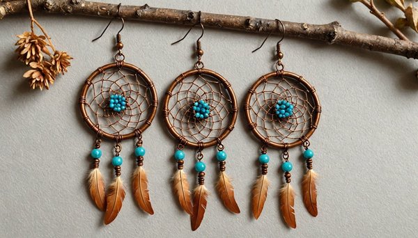 Découvrez notre collection enchanteresse de boucles d'oreilles attrape-rêves